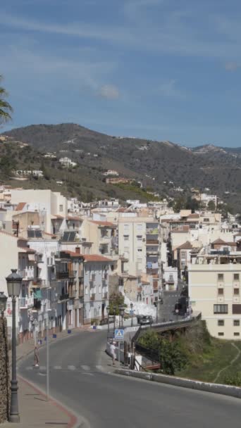 Główne Wejście Typowej Andaluzyjskiej Wioski Torrox Hiszpania — Wideo stockowe