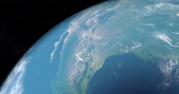 Βραχώδη Όρη Στις Ηνωμένες Πολιτείες Αμερική Αεροφωτογραφία Από Διάστημα — Αρχείο Βίντεο
