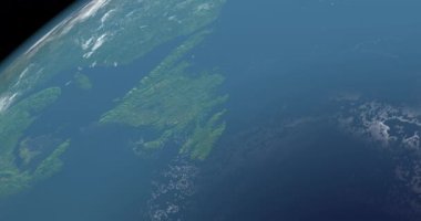 Dünya gezegenindeki Newfoundland Adası