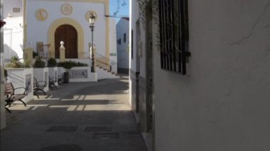 Axarquia 'nın kırsal bir köyünde, Iznatif, Malaga, İspanya