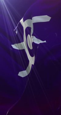 Tokyo Bölgesi, Japonya bayrağı. Döngü