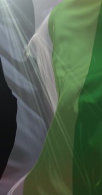 Romantik Gurur Dalgası. Döngü. 4K Dikey