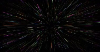 Hiperuzay yolculuğundaki renkler. Döngü