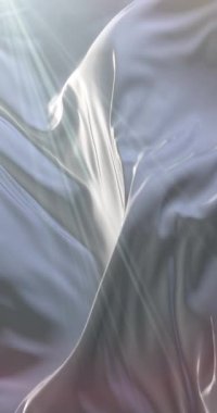 Almanya 'nın başkenti ve federal Berlin eyaleti bayrağı. Döngü. 4K Dikey