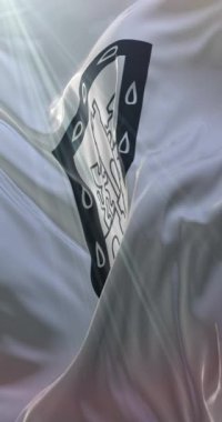 Yeşil noktalı ve bulutlu bir Meksika haritası. Döngü