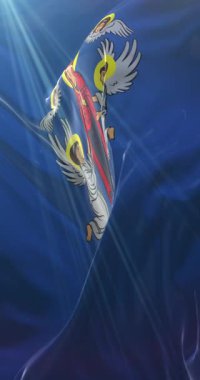 Beyaz Rusya, Minsk Bölgesi bayrağı. Döngü. 4K Dikey