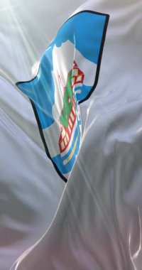 Nuuk bayrağı, Grönland 'ın başkenti. Döngü