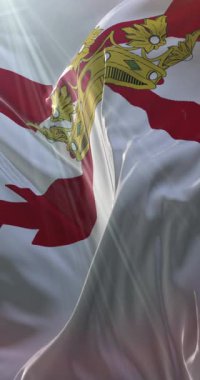 Sucre Departmanı Bayrağı, Kolombiya. Döngü. 4K Dikey