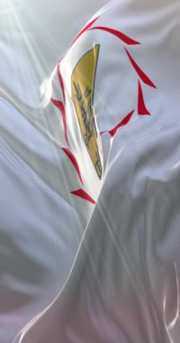 Erivan bayrağı, Ermenistan 'ın başkenti, Loop. 4K Dikey