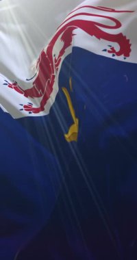 Hobart City Bayrağı, Tazmanya, Avustralya. Döngü