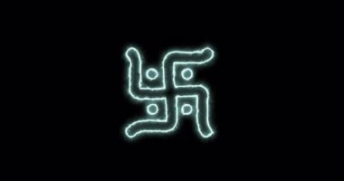 Jainism mavi alevi simgeliyor. Döngü