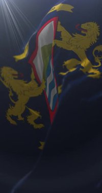 Arica şehri, Arica y Parinacota Bölgesi, Şili. Döngü. 4K Dikey