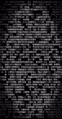 Ekranda çalışan Bengali sayıları. 4K Dikey