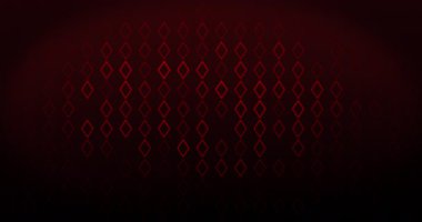 Kırmızı ekranda parlayan kırmızı elmaslar