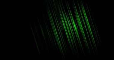 Yeşil çubuklar hareket ediyor. Döngü