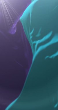 Guaira Departmanı Bayrağı, Paraguay. Döngü. 4K Dikey