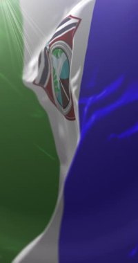 Sonsonat Departmanı, El Salvador. Döngü. 4K Dikey