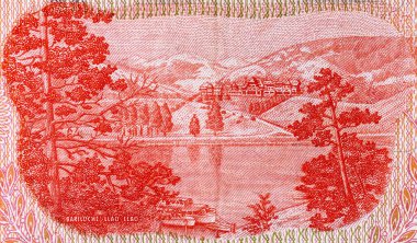 Banknote 1 peso Arjantin 1983. Tasarım için Arjantin 'in eski kağıt parası.