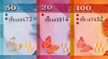 Sri Lanka parası. Çeşitli Sri Lanka kağıt banknotları