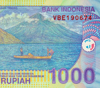 1000 Rupiah Endonezya, 2012, tasarımcılar için parça. Endonezya 'nın parası.