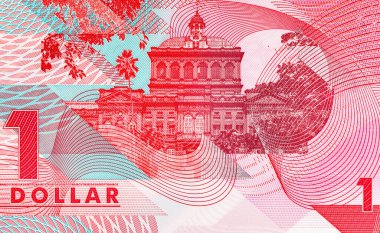 1 Dolar Trinidad ve Tobago, 2020. Polimer parası. Para Trinidad ve Tobago.