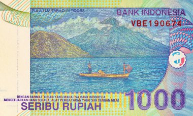 1000 Rupiah Endonezya, 2012, tasarımcılar için parça. Endonezya 'nın parası.