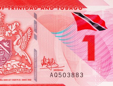 1 Dolar Trinidad ve Tobago, 2020. Polimer parası. Para Trinidad ve Tobago.