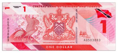 1 Dolar Trinidad ve Tobago, 2020. Polimer parası. Para Trinidad ve Tobago.