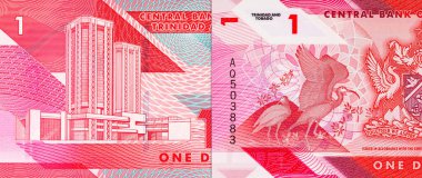 1 Dolar Trinidad ve Tobago, 2020. Polimer parası. Para Trinidad ve Tobago.