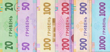 Ukrayna 'nın parası. Ukrayna 'nın ulusal para birimi Hryvnia' dır..