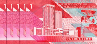 1 Dolar Trinidad ve Tobago, 2020. Polimer parası. Para Trinidad ve Tobago.
