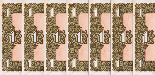 Büyük Prens Volodymyr ile Ukrayna 1 Hryvnia banknotunun bir parçası. Ukrayna 'nın kağıt parası.