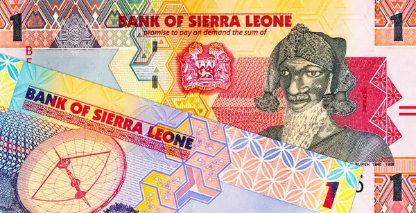 Banknote 1 Leone 2022, Sierra Leone ve Bai Bure resmi. Sierra Leone 'nin parası.