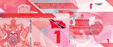 1 Dolar Trinidad ve Tobago, 2020. Polimer parası. Para Trinidad ve Tobago.