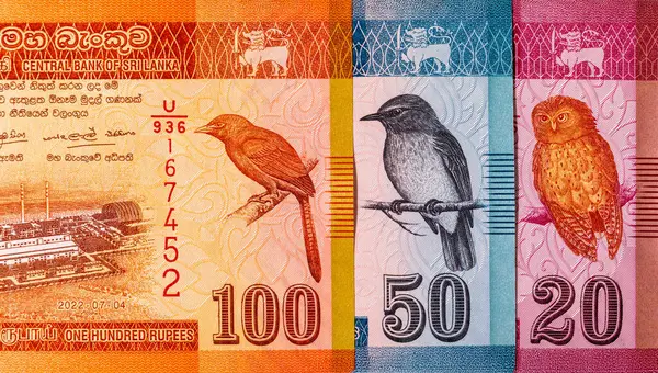 Sri Lanka parası. Çeşitli Sri Lanka kağıt banknotları