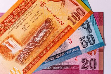 Sri Lanka parası. Çeşitli Sri Lanka kağıt banknotları