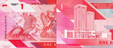 1 Dolar Trinidad ve Tobago, 2020. Polimer parası. Para Trinidad ve Tobago.