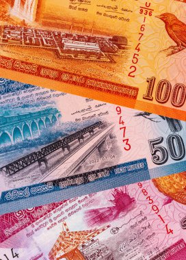 Sri Lanka parası. Çeşitli Sri Lanka kağıt banknotları
