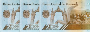 Venezuela 'nın 1000.000 Bolivaresi. Bir milyonluk banknotlar. Venezuela 'nın parası