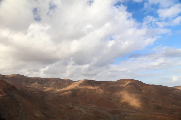Panoramic View Cuchillos Vign Desert Land Fuerteventura — Stock Photo, Image