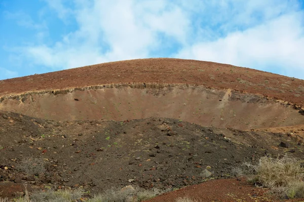Panoramautsikt Över Vulcanska Caldern Hondo Fuerteventura — Stockfoto