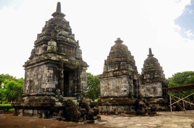 Endonezya 'nın Java adasındaki Prambanan Hindu tapınağı