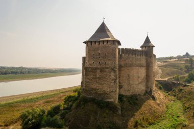 Eski bir ortaçağ kalesi. Yüksek kalite fotoğraf