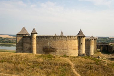 Eski bir ortaçağ kalesi. Yüksek kalite fotoğraf