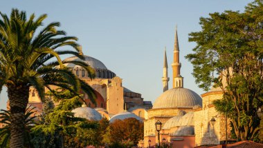 Ayasofya manzarası gün batımında, İstanbul