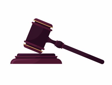 Yargı çekici. Hüküm giyme konusu. Dava sembolü.