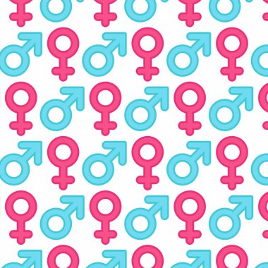 Kadınlar ve erkekler arasındaki eşitliğin sembolü. - Evet. Venüs ve Mars beyaz arka planda düz bir şekilde işaretler. Erkeksi ve kadınsı ilkeler.