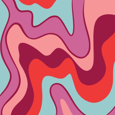 Retro soyut girdap arkaplan tasarımı