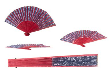 fan beyaz arkaplanda izole edildi.