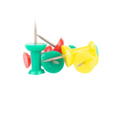 Beyaz arka plan üzerinde izole iğne.